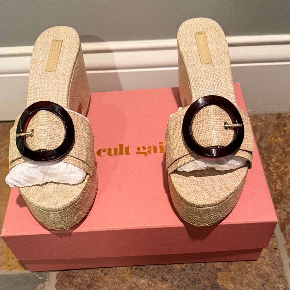 cult gaia cleia platform sandal